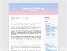Tablet Screenshot of mymoss.wordpress.com