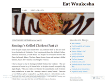 Tablet Screenshot of eatwaukesha.wordpress.com