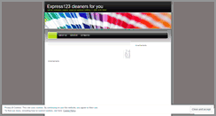 Desktop Screenshot of express123cleanerforyou.wordpress.com