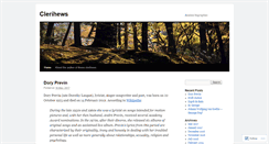 Desktop Screenshot of clerihews.wordpress.com