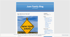 Desktop Screenshot of juonfamily.wordpress.com