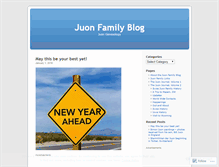 Tablet Screenshot of juonfamily.wordpress.com