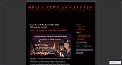 Desktop Screenshot of bpacf.wordpress.com