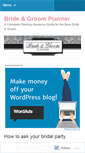 Mobile Screenshot of brideandgroomplanner.wordpress.com