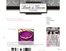 Tablet Screenshot of brideandgroomplanner.wordpress.com