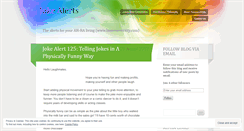 Desktop Screenshot of jokealert.wordpress.com
