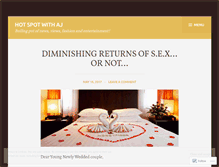 Tablet Screenshot of hotspotwithaj.wordpress.com