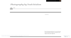 Desktop Screenshot of noahscialomphotography.wordpress.com
