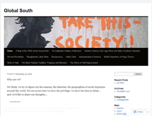 Tablet Screenshot of globalsouth12.wordpress.com