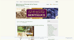 Desktop Screenshot of montaluce.wordpress.com