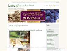 Tablet Screenshot of montaluce.wordpress.com