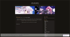 Desktop Screenshot of nekogirlgallery.wordpress.com