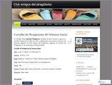 Tablet Screenshot of clubamigosdelpiraguismo.wordpress.com