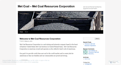 Desktop Screenshot of metcoal.wordpress.com