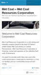 Mobile Screenshot of metcoal.wordpress.com