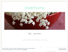 Tablet Screenshot of lovemumx.wordpress.com