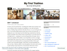 Tablet Screenshot of myfirsttri.wordpress.com