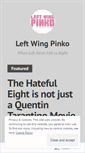 Mobile Screenshot of leftwingpinkoca.wordpress.com