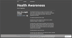 Desktop Screenshot of healthandhygiene.wordpress.com