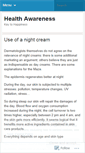 Mobile Screenshot of healthandhygiene.wordpress.com