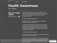 Tablet Screenshot of healthandhygiene.wordpress.com