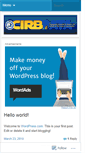 Mobile Screenshot of cirbdata.wordpress.com