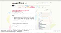 Desktop Screenshot of moderat.wordpress.com