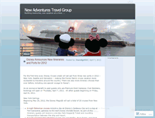 Tablet Screenshot of newadventurestravelgroup.wordpress.com