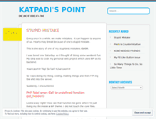 Tablet Screenshot of katpadi.wordpress.com