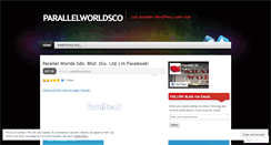 Desktop Screenshot of parallelworldsco.wordpress.com