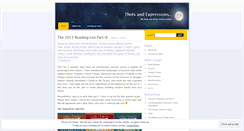 Desktop Screenshot of intenseopinions.wordpress.com