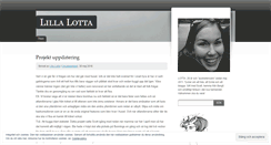 Desktop Screenshot of lillalotta.wordpress.com