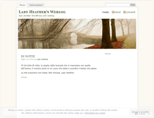 Tablet Screenshot of ladyheather.wordpress.com