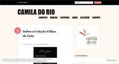 Desktop Screenshot of camiladorio.wordpress.com