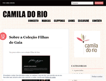 Tablet Screenshot of camiladorio.wordpress.com