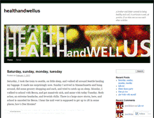 Tablet Screenshot of healthandwellus.wordpress.com