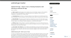 Desktop Screenshot of androidgps63.wordpress.com
