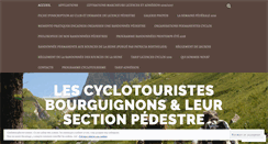 Desktop Screenshot of lescyclosbourguignons.wordpress.com