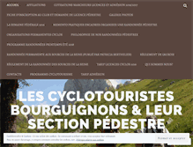 Tablet Screenshot of lescyclosbourguignons.wordpress.com