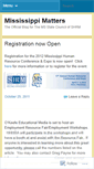 Mobile Screenshot of mississippishrm.wordpress.com