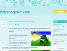 Tablet Screenshot of holysheepskin.wordpress.com