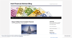 Desktop Screenshot of irishfinancialadviser.wordpress.com