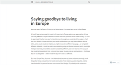 Desktop Screenshot of billyd.wordpress.com