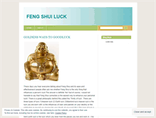 Tablet Screenshot of fengshuiluck.wordpress.com