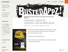 Tablet Screenshot of bustedappz.wordpress.com