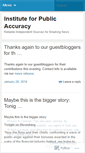 Mobile Screenshot of ipaccuracy.wordpress.com