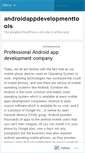 Mobile Screenshot of androidappdevelopmenttools.wordpress.com