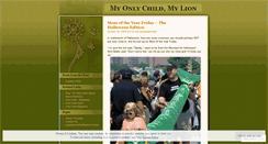 Desktop Screenshot of myonlychild.wordpress.com