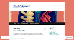 Desktop Screenshot of okeefesbackyard.wordpress.com