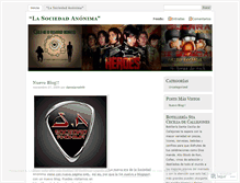 Tablet Screenshot of lasociedadanonima.wordpress.com